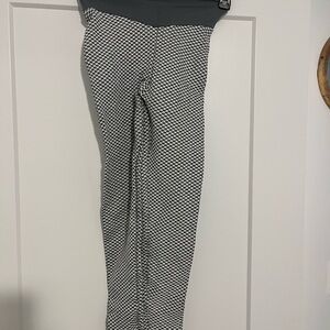 Stylish Gray and White Leggings